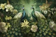Peacocks Mystic Jungle Paradise