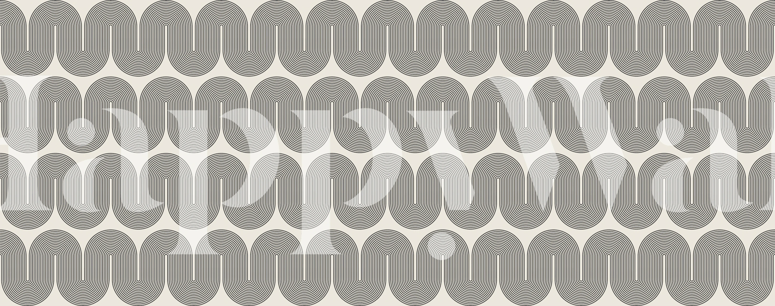 Lines and circles 91 wallpaper in a room