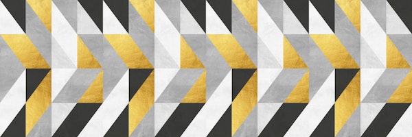 Gold and black shapes