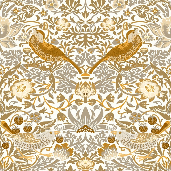 Vintage Strawberry Thief 4 Beige