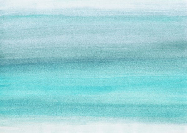 Aqua Blue Watercolor Dream 1