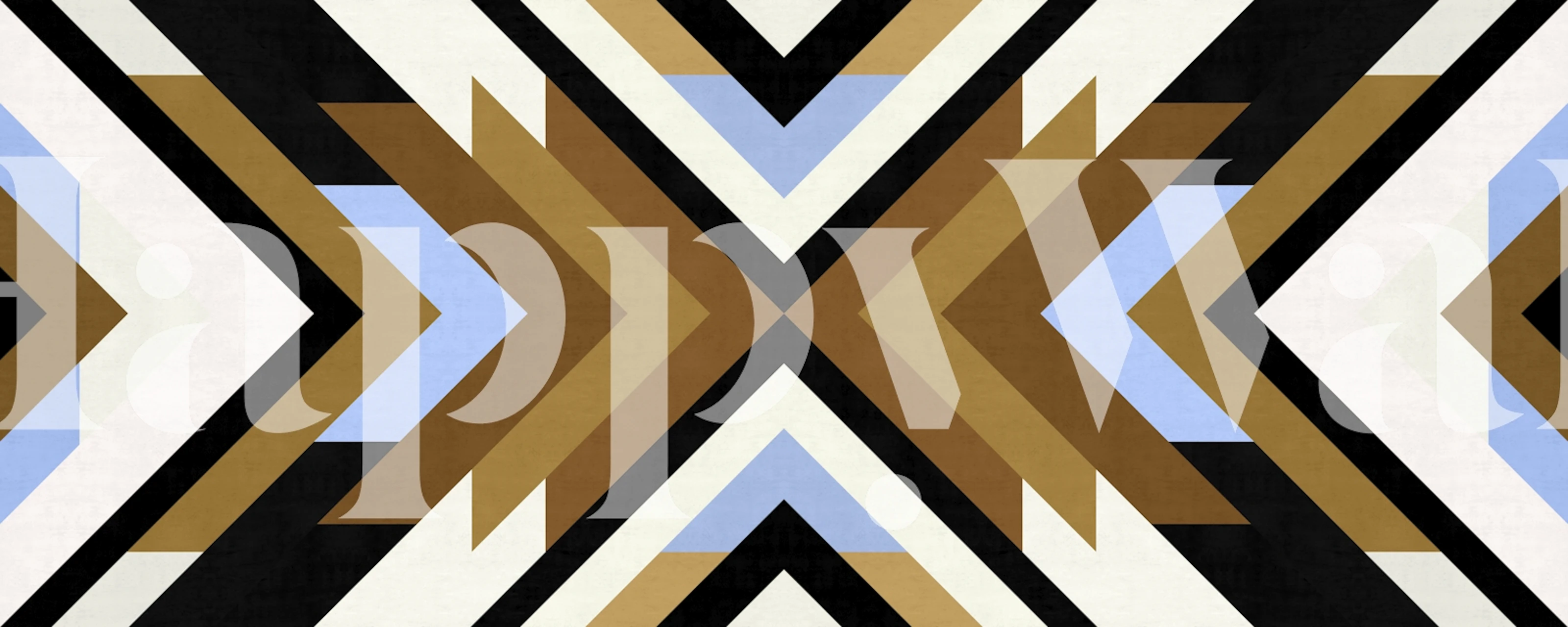 Oblique Geometry wall mural with sharp angles and bold geometric patterns in contrasting colors