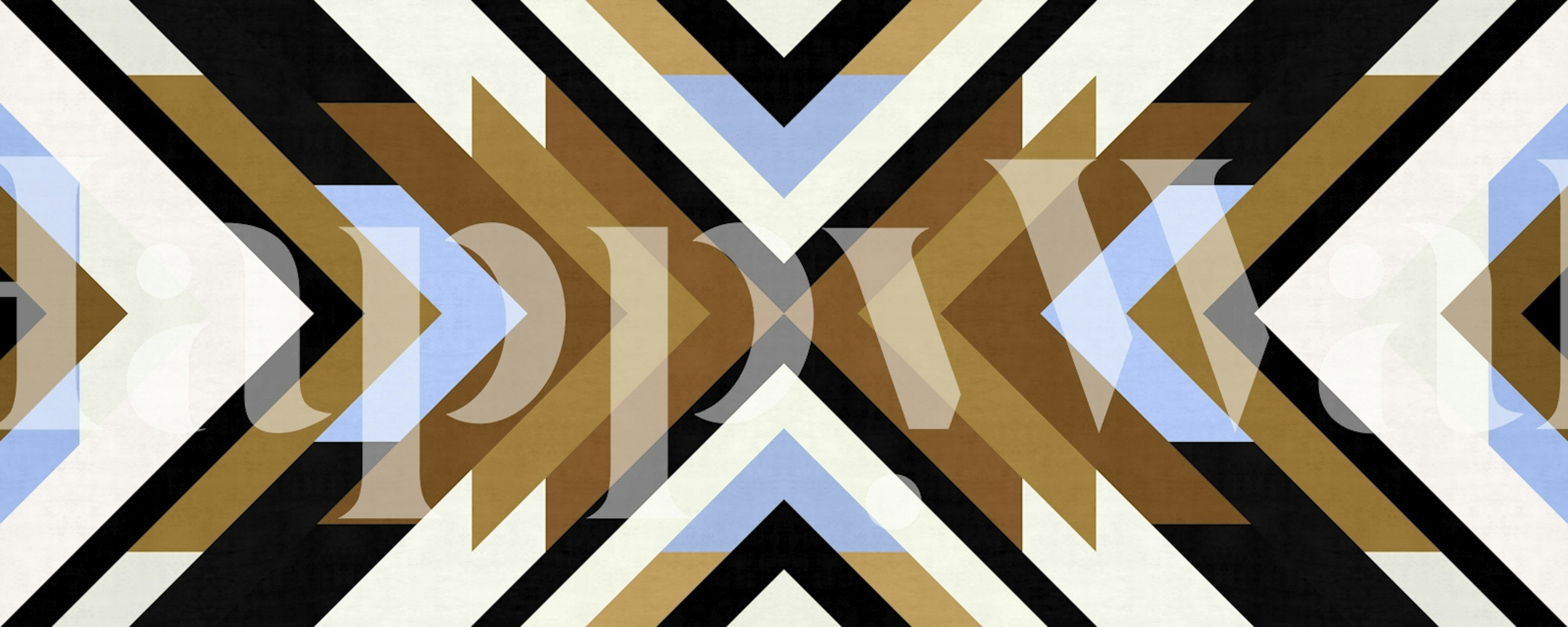 Oblique Geometry wall mural with sharp angles and bold geometric patterns in contrasting colors