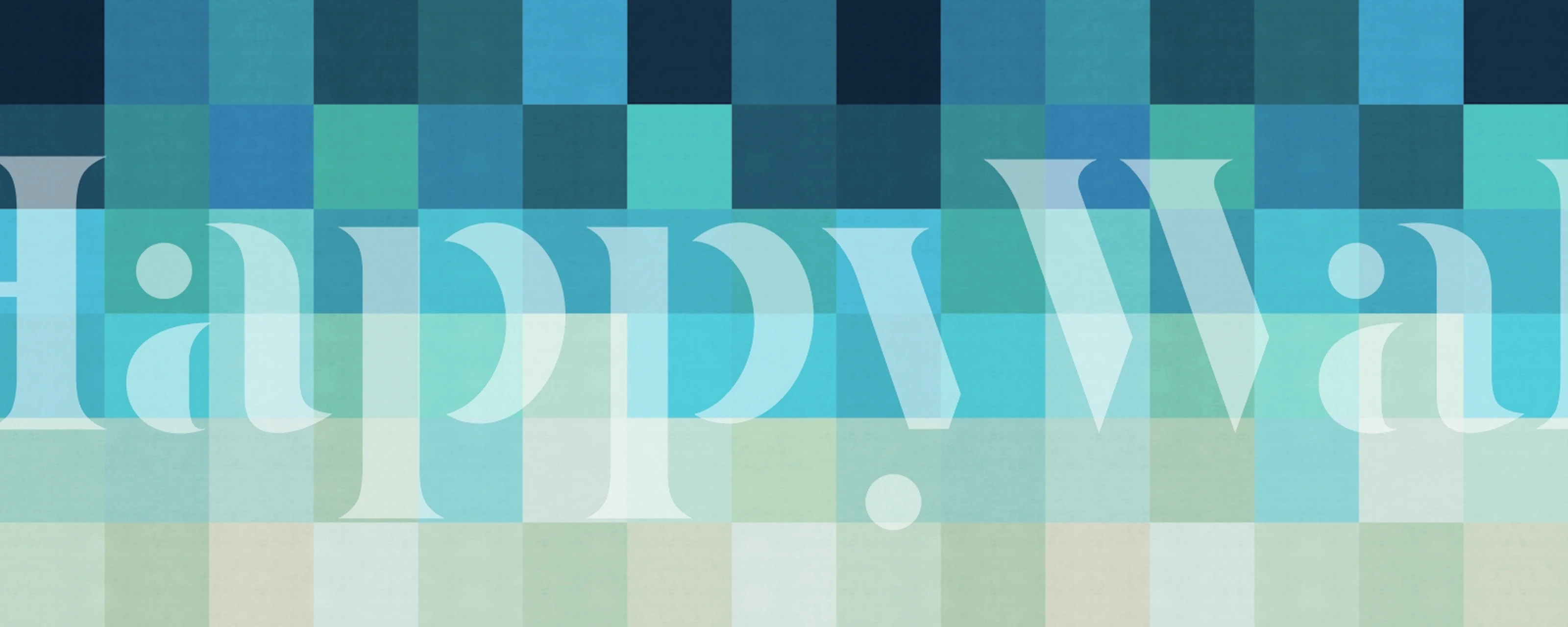 Square beach wallpaper displayed in a room