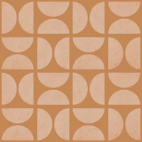 Mid Century Bauhaus Fabric Papercuts papel de parede
