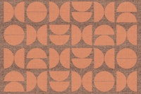 Mid Century Bauhaus Fabric Papercut behang