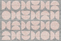 Mid Century Bauhaus Fabric Art behang