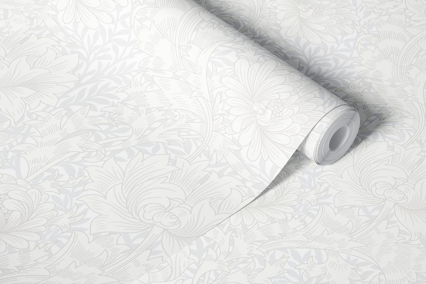 Victorian Chrysanthemum pattern 5 wallpaper roll