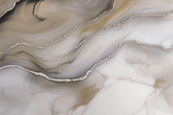 Precious Marble Elegance Ivory Brown Beige