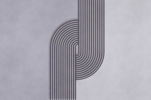 Bauhaus Twist Blue Grey