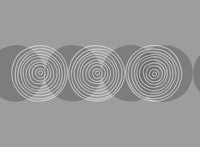 Circle Minimalist Modern Geometry Grey behang