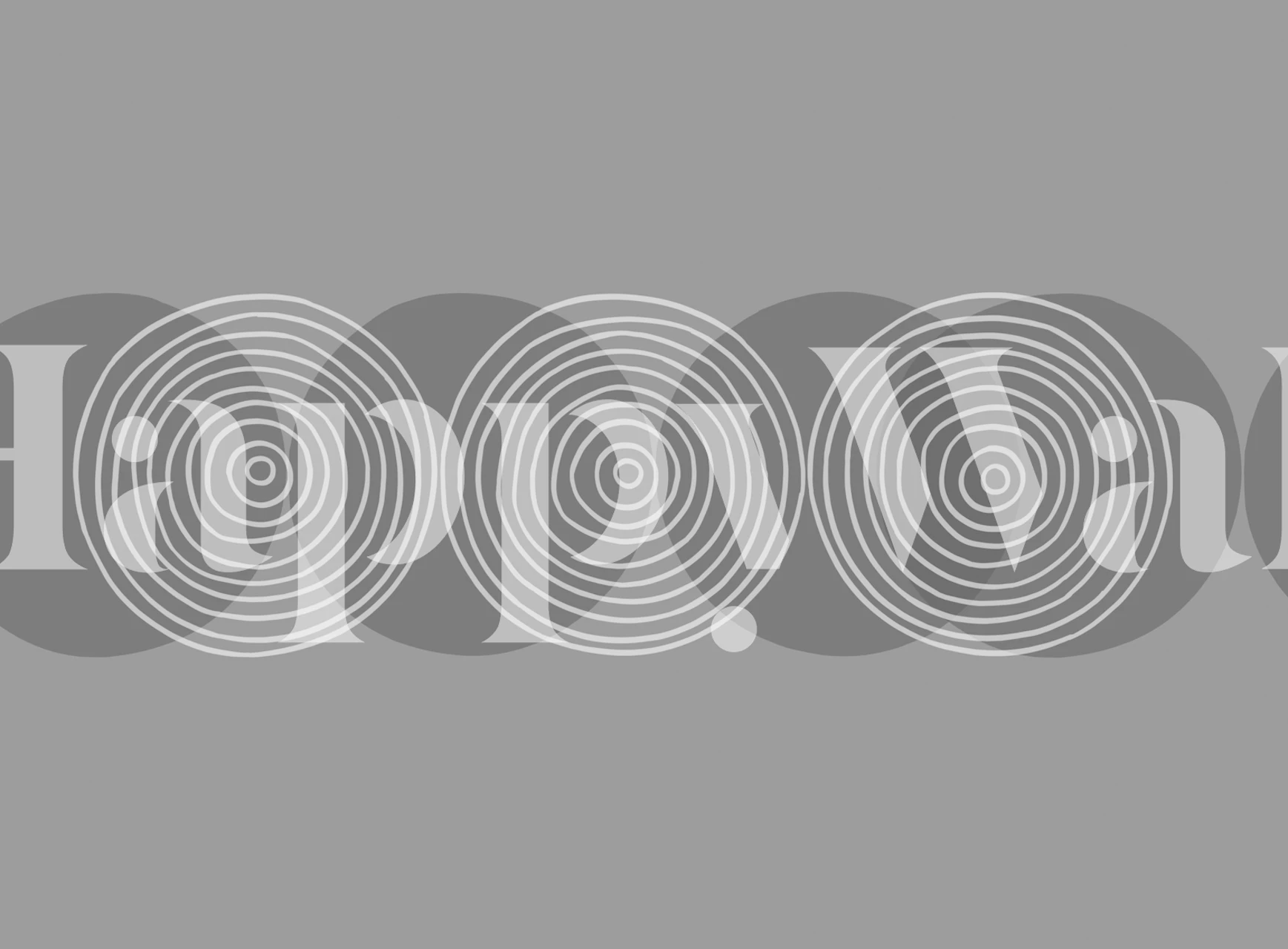 Circle minimalist modern geometri tapet i ett rum