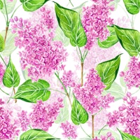 Pink watercolor lilac flowers 2 tapete
