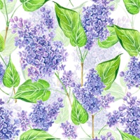 Violet watercolor lilac flowers 2 tapete