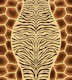 Natural Zebra - giraffe animal print