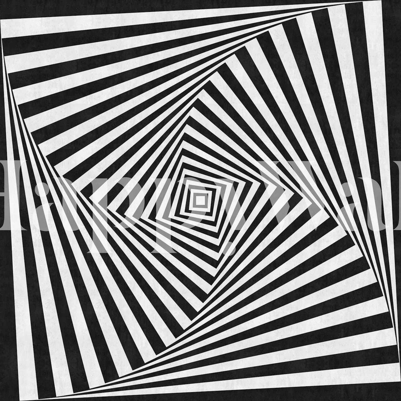 Vertigo lines wallpaper displayed in a room