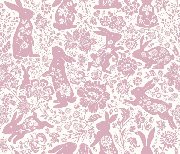 Rabbit Flower Dance (pink neg)