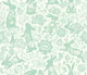 Rabbit Flower Dance (Turquoise neg)