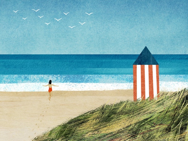 Running into the Waves