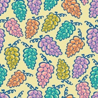 JUICY GRAPES Grape Wine Fruit Brights papiers peint