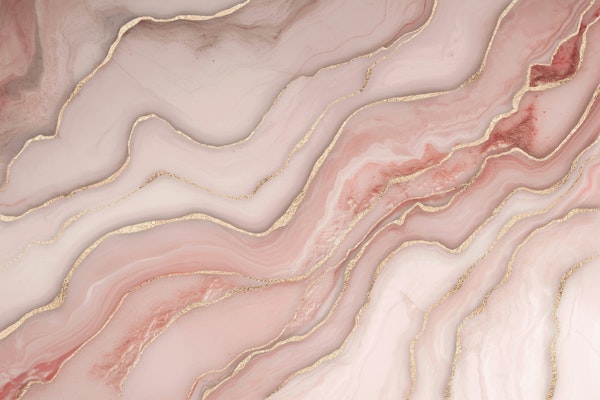 Magnificent Marble De Luxe Blush Pink