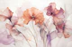 Ethereal Flower Fantasies Purple Peach