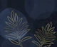 Tropical Foliage Elegance Midnight Blue