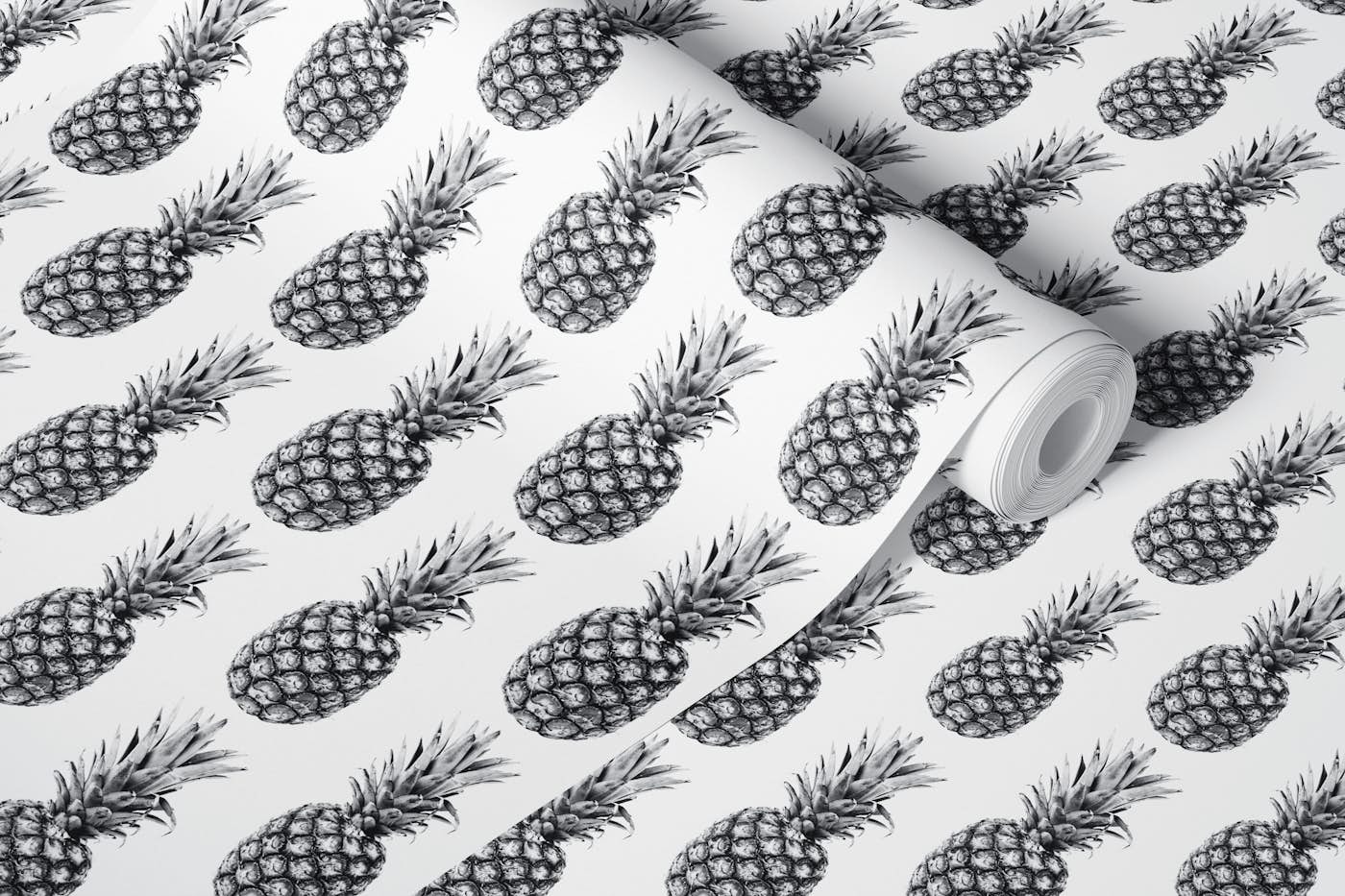 Pineapples pattern 1 wallpaper roll