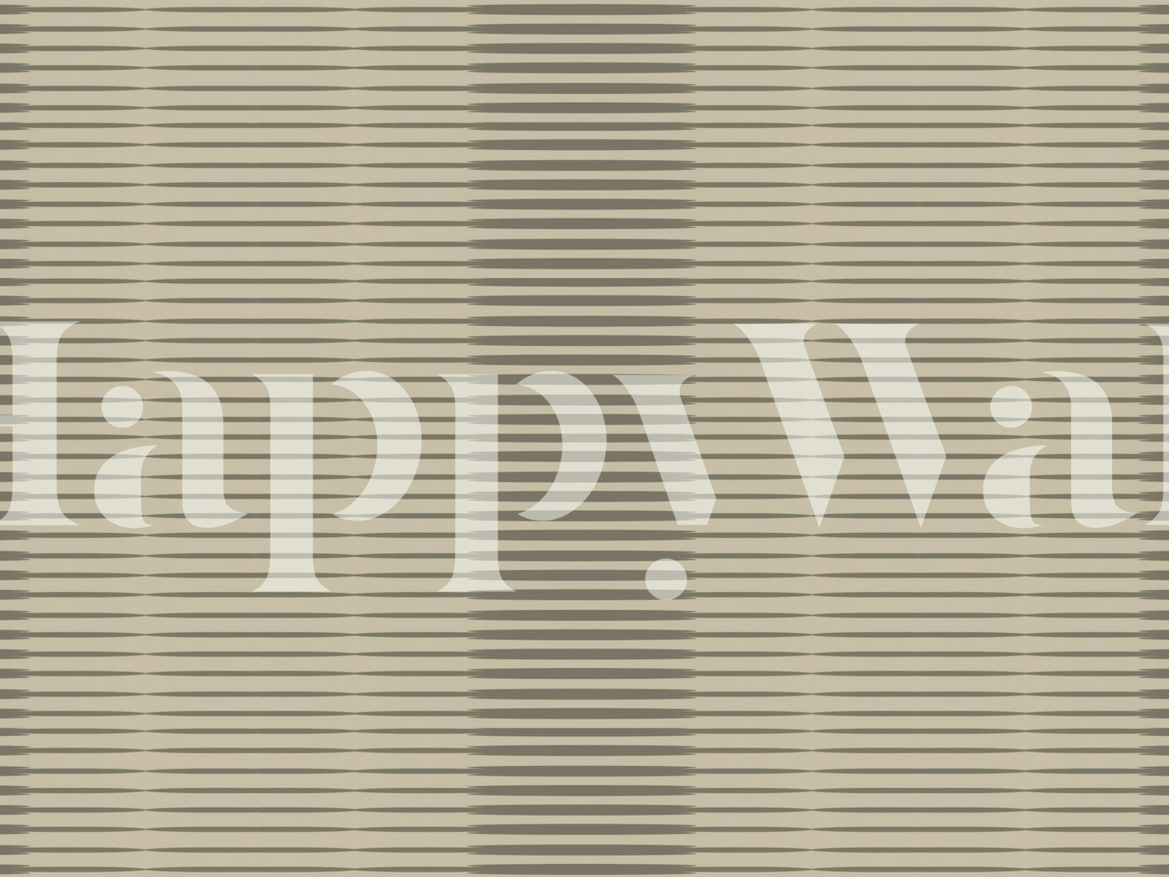 Beige striped pattern wallpaper in a minimalist style