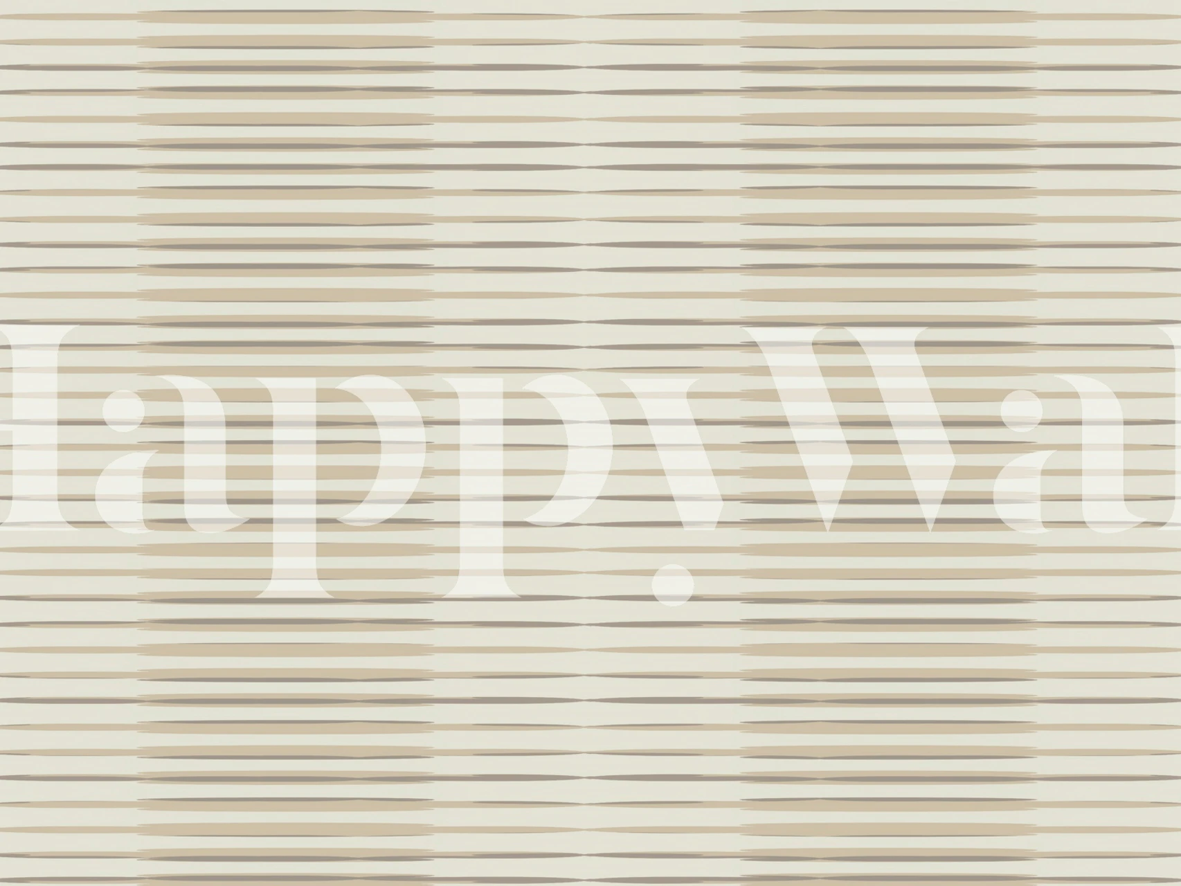 Beige striped wallpaper in a minimalist design
