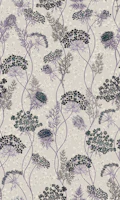 Wildflower meadow Queen Anne's lace cream wallpaper