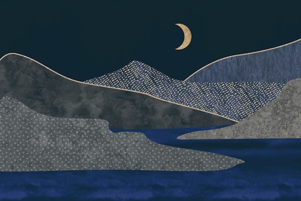 Midnight Lake Moonshine Collage