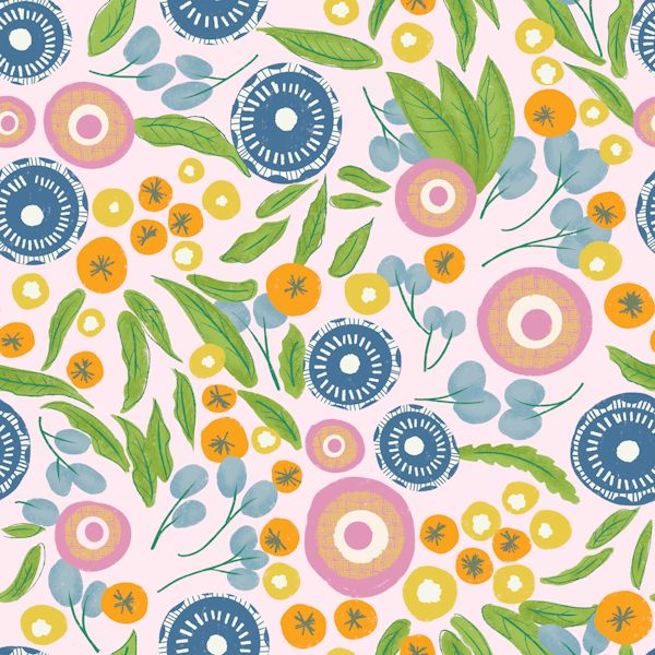 Spring Local Floral Pink