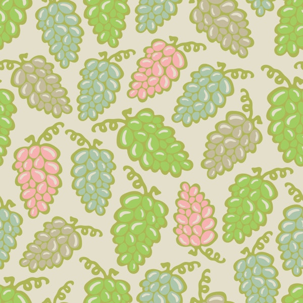 JUICY GRAPES Grape Wine Fruit Pastels