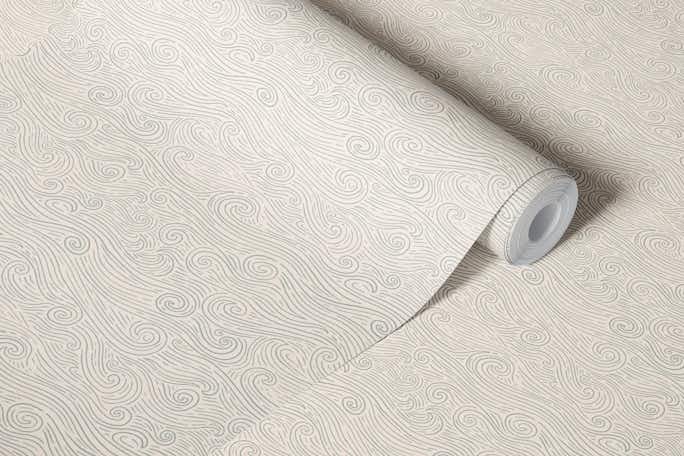 Caspian (gray)wallpaper roll