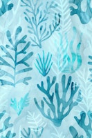 Down By The Sea Underwater Magic Teal tapety