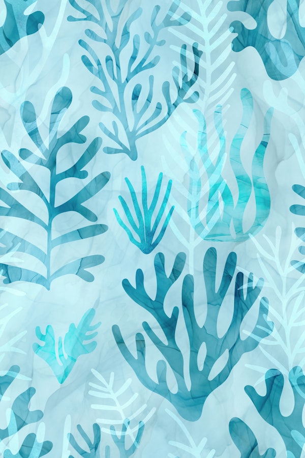 Down By The Sea Underwater Magic Teal