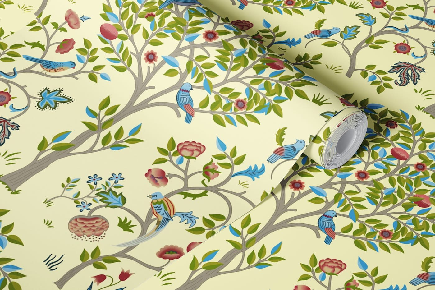 Victorian Kelmscott Tree 3 wallpaper roll