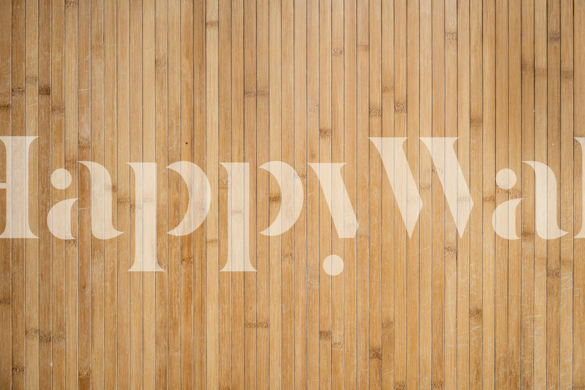 Bambus Wall wallpaper in a room