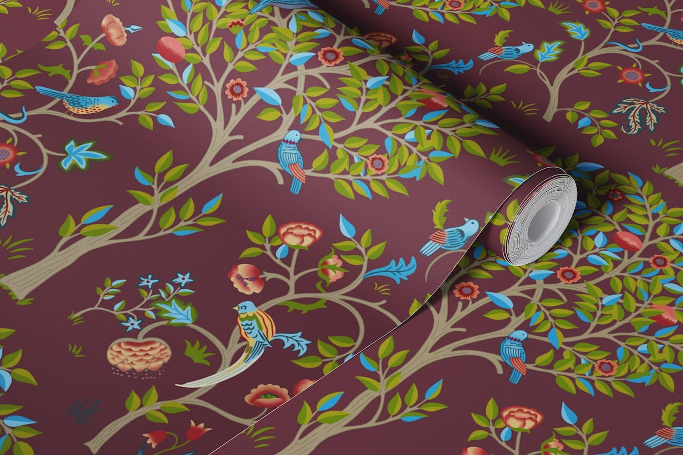 Victorian Kelmscott Tree 7 wallpaper roll