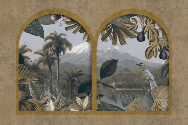 Window With A Mountain View