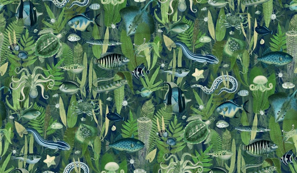 Aqua Eden in green blue