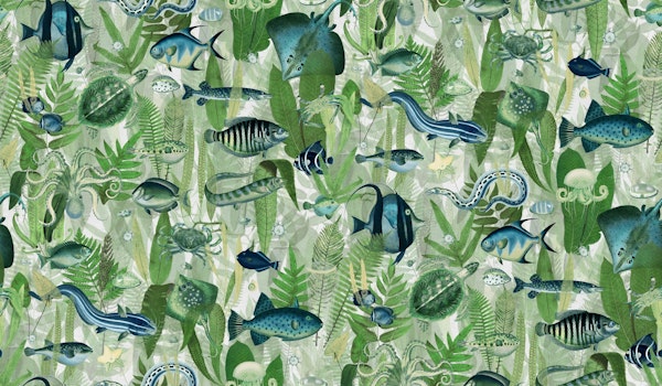 Aqua Eden in light green blue