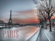 Seine and Eiffel Tower Silhouette