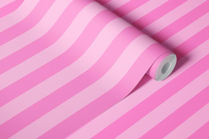 Simple Stripes Pinkwallpaper roll