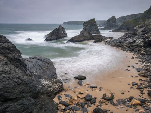 Bedruthan Steps Coastline