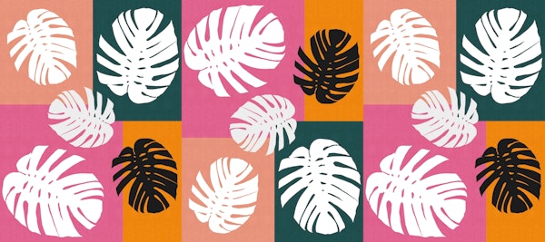 Tropical leaves composition 2