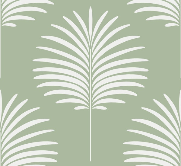 Palm Leaves - Sage Green