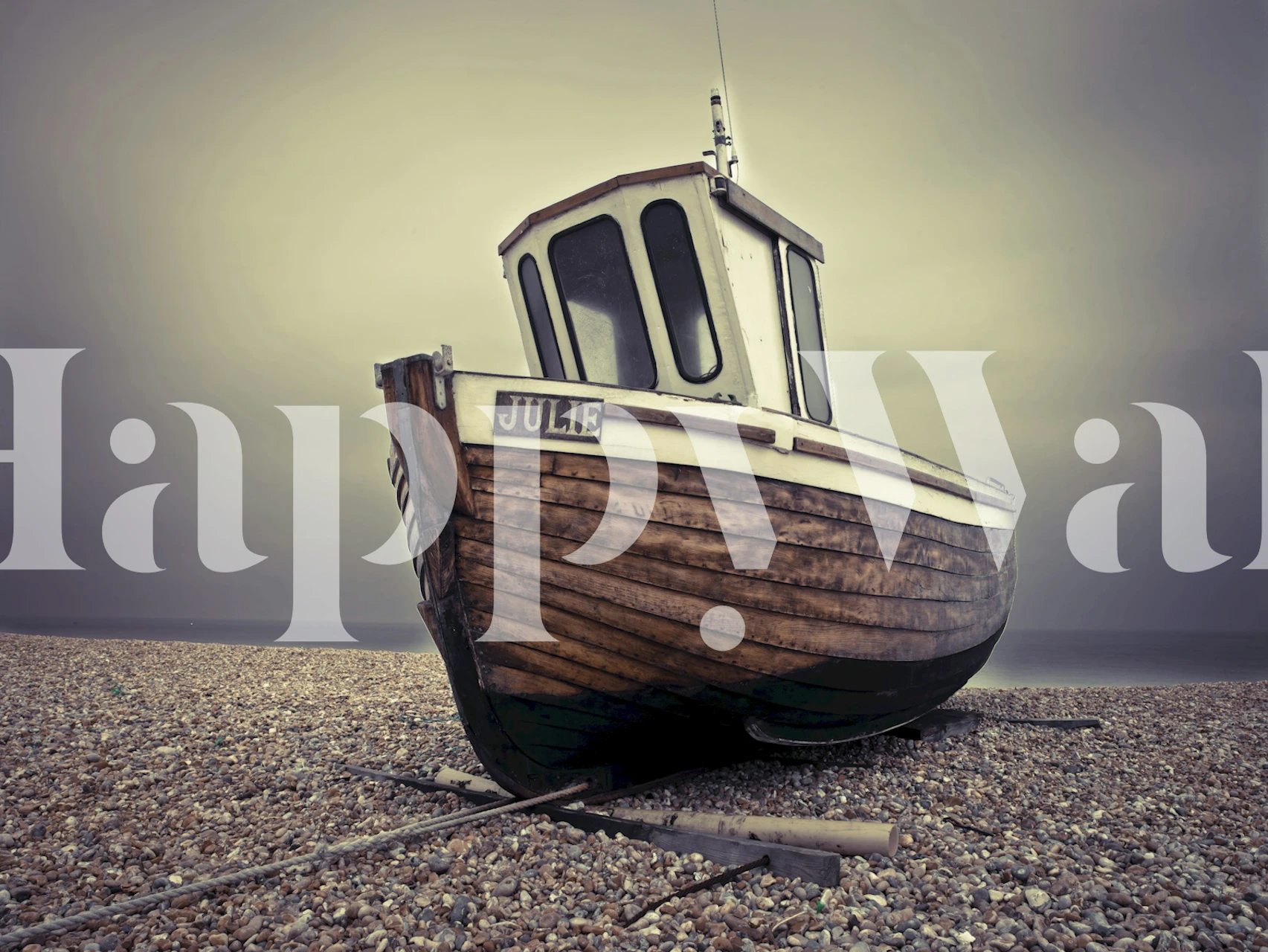 Moored Tranquility tapet i ett rum