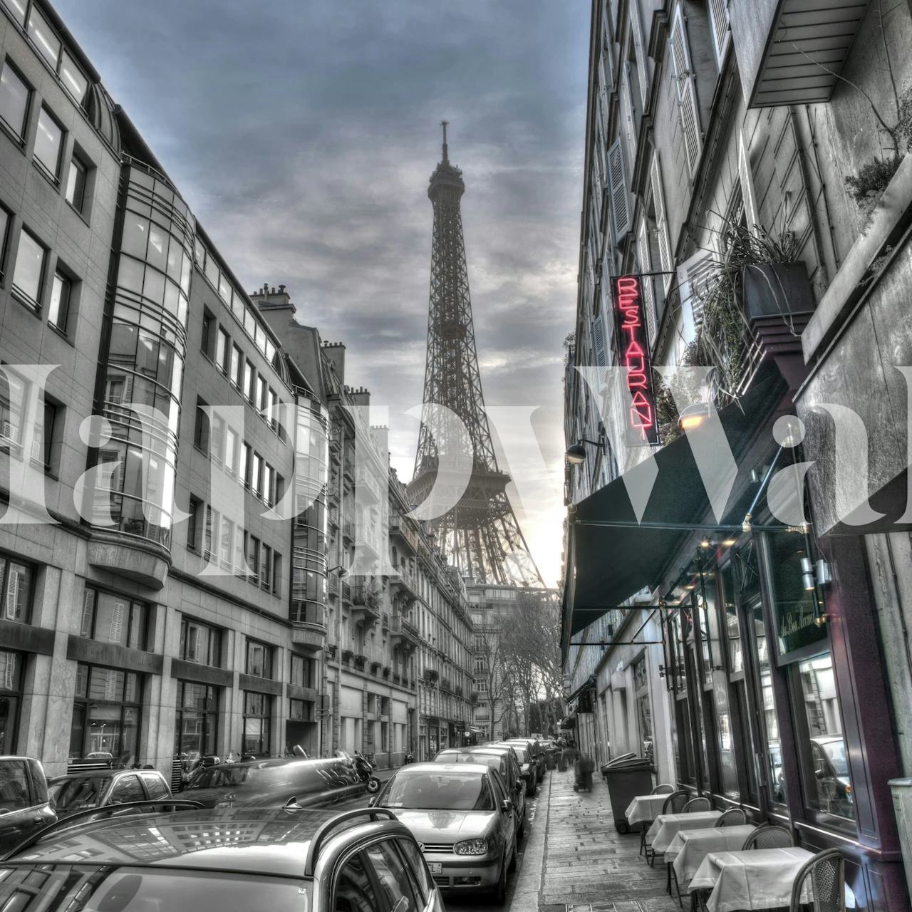 Papel pintado Parisian Icon con la Torre Eiffel